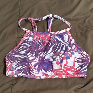 Lululemon Tropical Print Halter Swim Top
